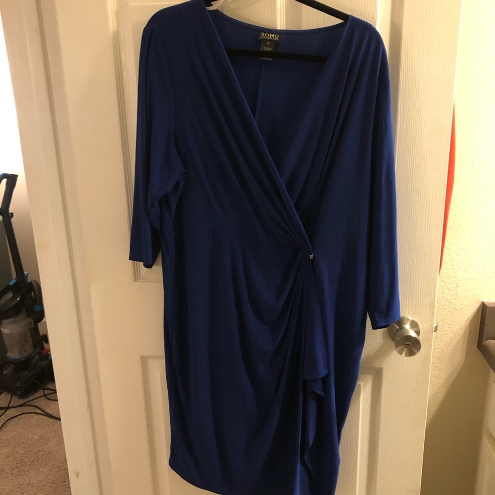 Royal blue dress
